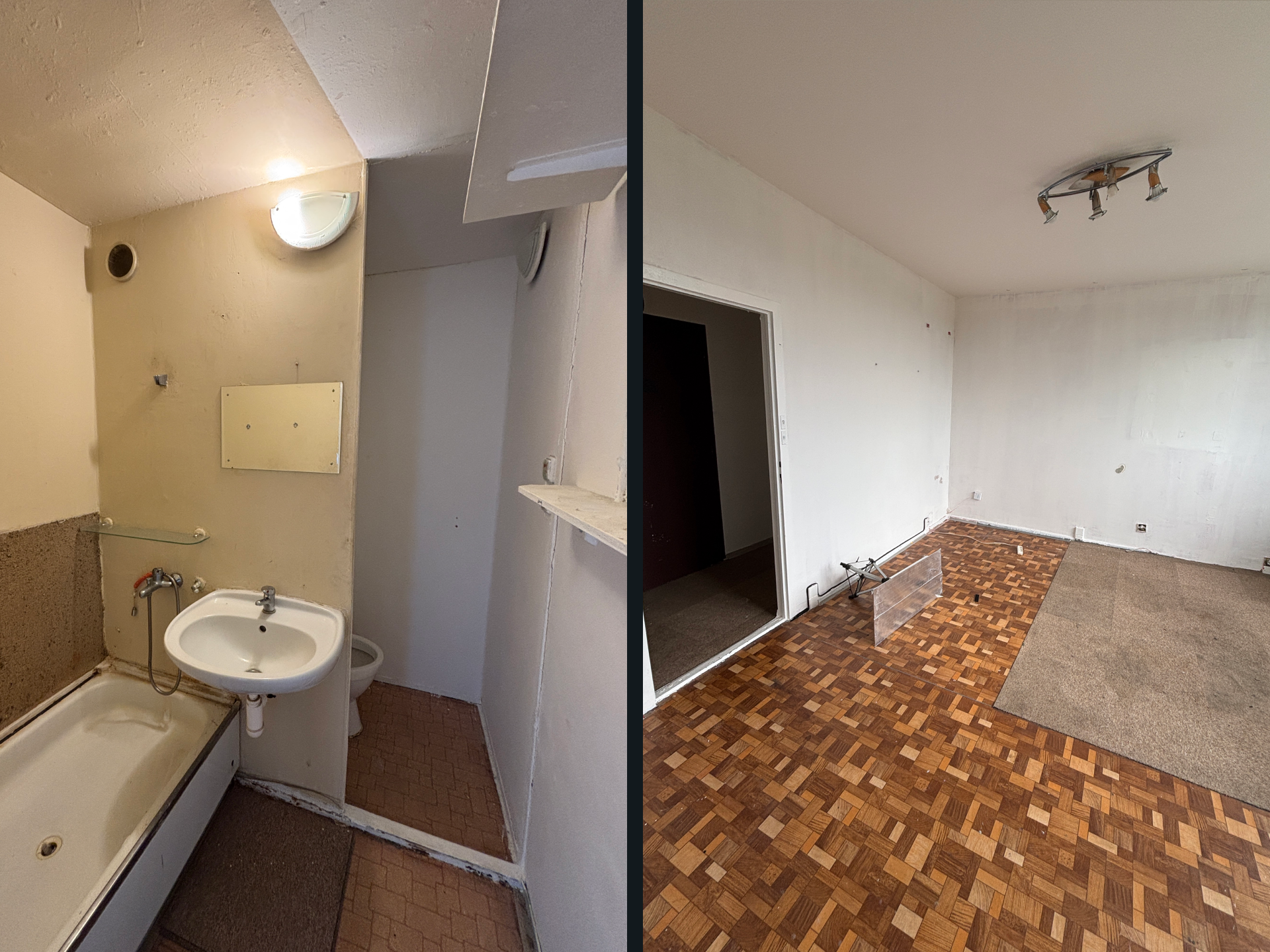 Ukázka bytu před rekonstrukcí, fotografie 2